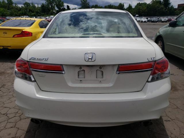 1HGCP3F82BA004105 - 2011 HONDA ACCORD EXL WHITE photo 6