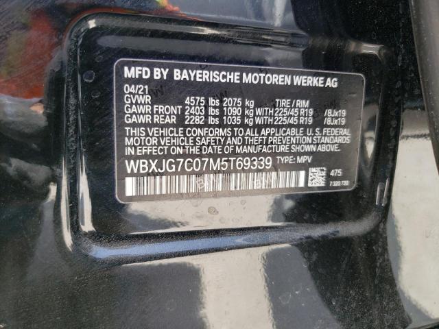 WBXJG7C07M5T69339 - 2021 BMW X1 SDRIVE28I BLACK photo 13