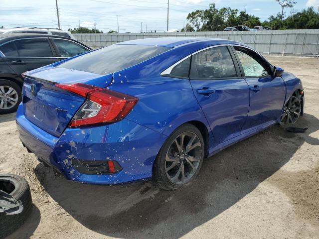 2HGFC2F87LH555829 - 2020 HONDA CIVIC SPORT 蓝色 照片 3