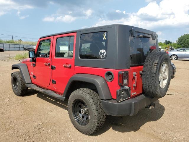 1J4GA39148L526208 - 2008 JEEP WRANGLER U X RED photo 2