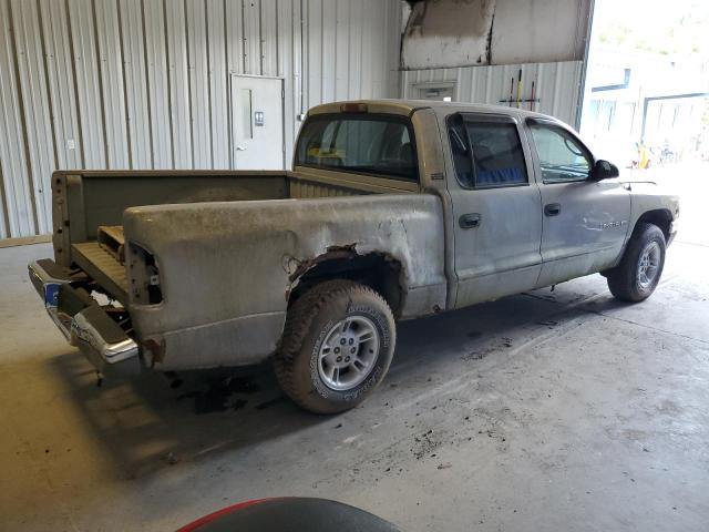 1B7GL2AN8YS674246 - 2000 DODGE DAKOTA QUAD GRAY photo 3