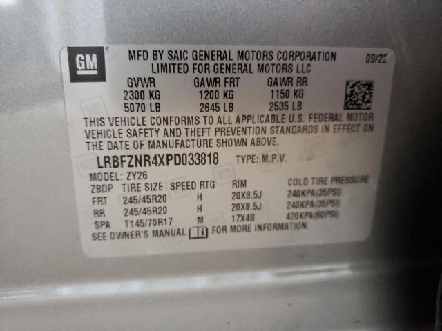 LRBFZNR4XPD033818 - 2023 BUICK ENVISION ESSENCE CHARCOAL photo 13