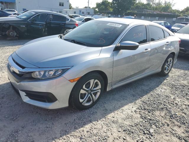 19XFC2F50GE065268 - 2016 HONDA CIVIC LX SILVER photo 1