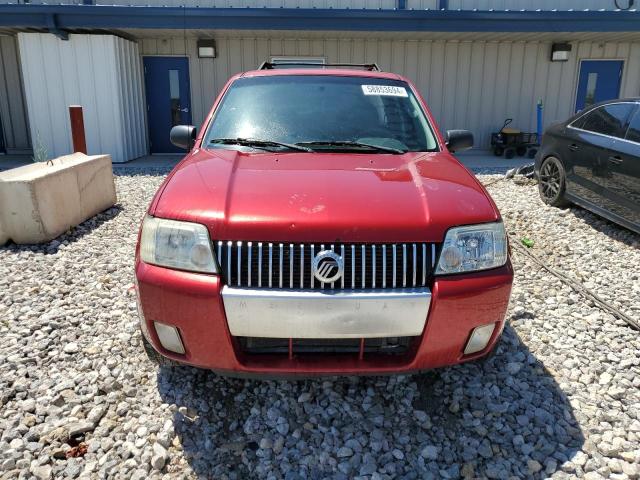 4M2YU91127KJ00340 - 2007 MERCURY MARINER LUXURY RED photo 5