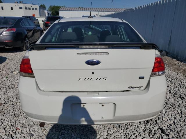 1FAHP35N59W171783 - 2009 FORD FOCUS SE WHITE photo 6