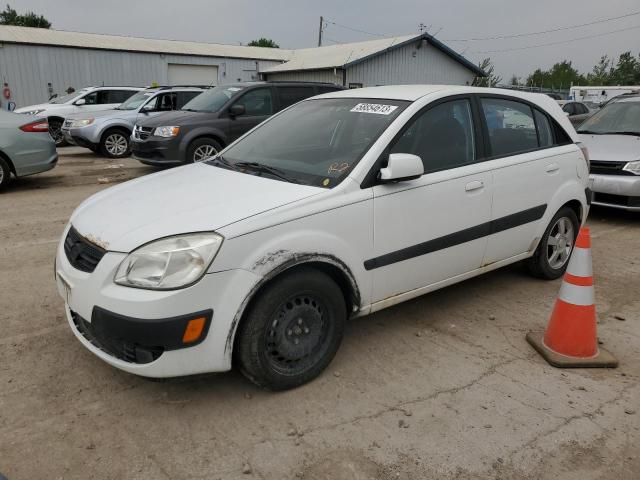 KNADE163066139767 - 2006 KIA RIO 5 WHITE photo 1