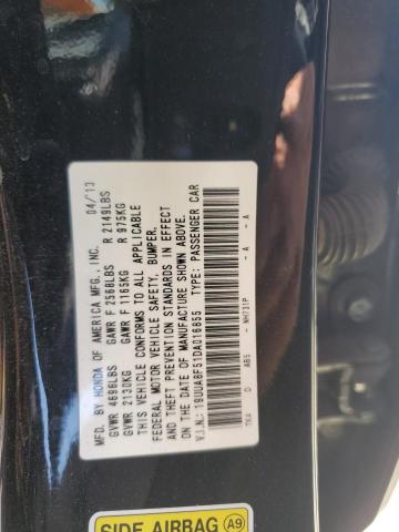 19UUA8F51DA016855 - 2013 ACURA TL TECH BLACK photo 13