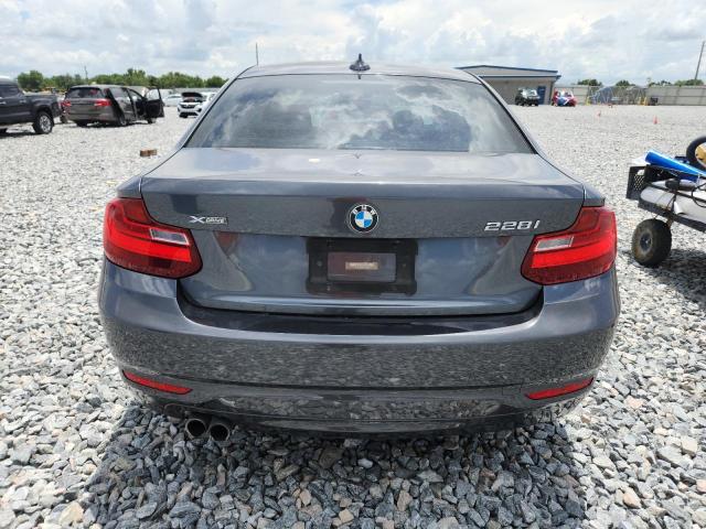 WBA1F7C5XFV367659 - 2015 BMW 228 XI GRAY photo 6