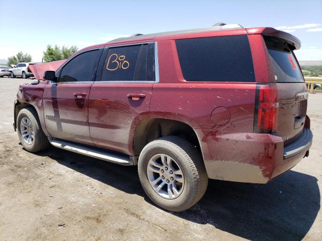 1GNSCAKC3JR269112 - 2018 CHEVROLET TAHOE C1500  LS BURGUNDY photo 2