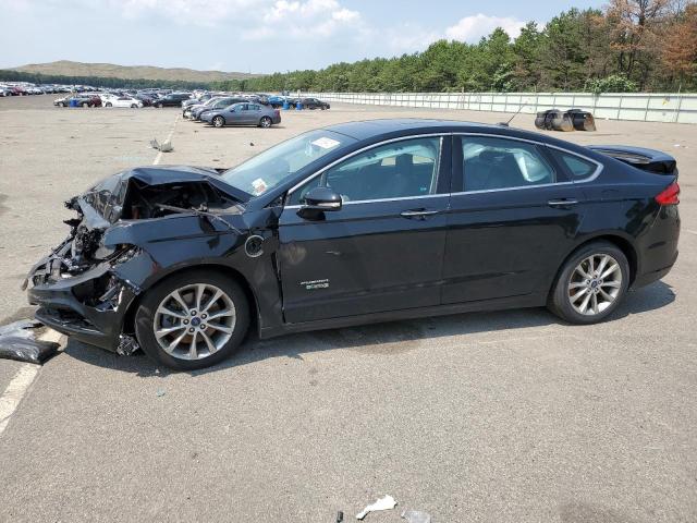 3FA6P0SU4HR136204 - 2017 FORD FUSION TITANIUM PHEV BLACK photo 1