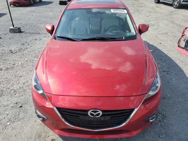 JM1BM1M32E1210740 - 2014 MAZDA 3 GRAND TOURING RED photo 5