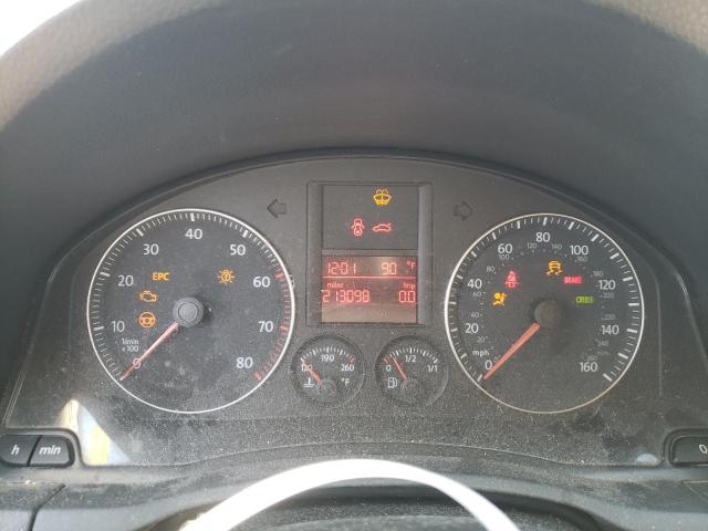 3VWEF71KX7M194196 - 2007 VOLKSWAGEN JETTA WOLFSBURG 黑色 照片 9