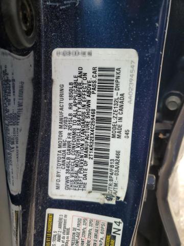 2T1KR32EX4C259468 - 2004 TOYOTA COROLLA MA XR BLUE photo 13