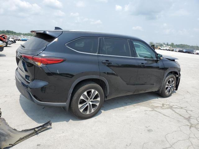 5TDGZRBH6LS509443 - 2020 TOYOTA HIGHLANDER XLE BLACK photo 3