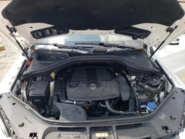 4JGDA5HB7FA588592 - 2015 MERCEDES-BENZ ML 350 4MATIC WHITE photo 11