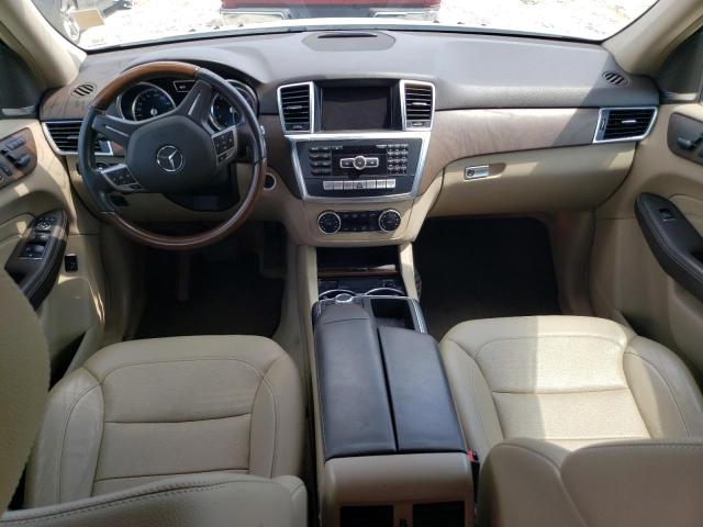 4JGDA5HB7FA588592 - 2015 MERCEDES-BENZ ML 350 4MATIC WHITE photo 8