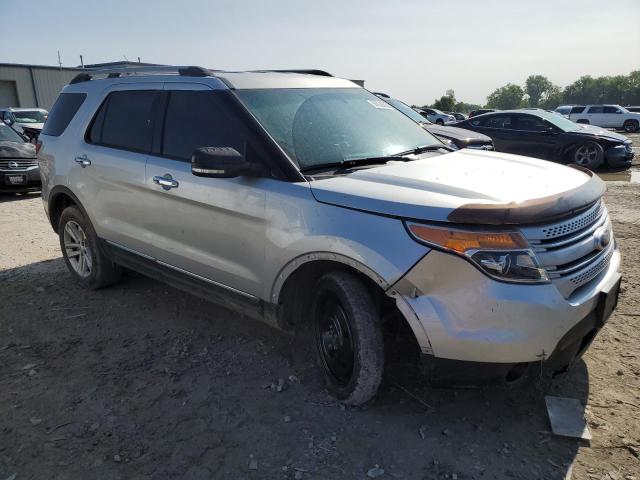 1FM5K8D89FGA12903 - 2015 FORD EXPLORER XLT SILVER photo 4