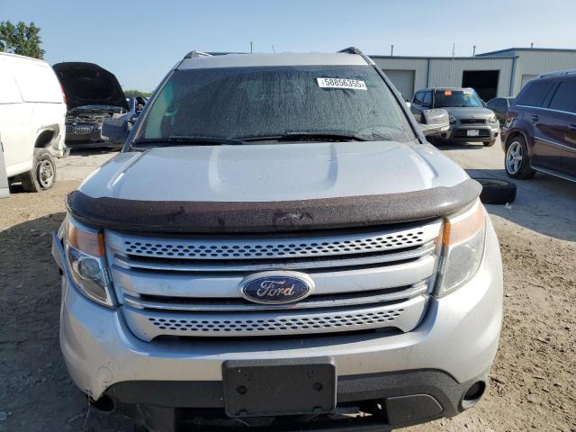 1FM5K8D89FGA12903 - 2015 FORD EXPLORER XLT SILVER photo 5