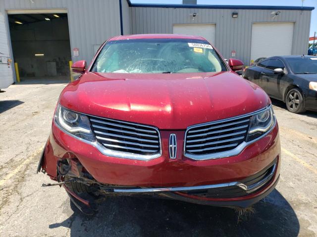 2LMTJ8KRXGBL35036 - 2016 LINCOLN MKX SELECT RED photo 5