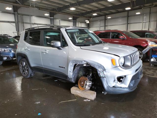 ZACNJDD15MPN35187 - 2021 JEEP RENEGADE LIMITED SILVER photo 4