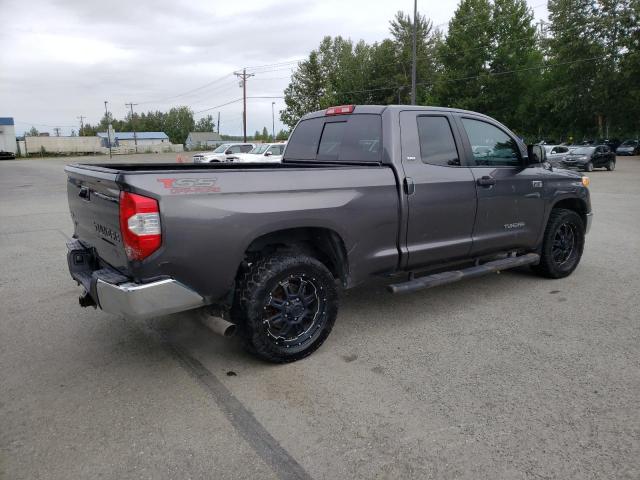 5TFUW5F10FX452544 - 2015 TOYOTA TUNDRA DOUBLE CAB SR/SR5 GRAY photo 3