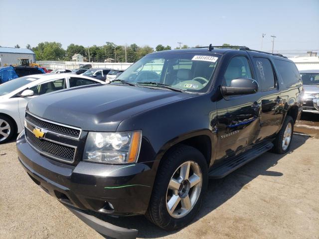 1GNSKJE77DR132938 - 2013 CHEVROLET SUBURBAN K1500 LT BLACK photo 1