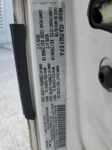 ZFBHRFAB8L6P29394 - 2020 RAM PROMASTER WHITE photo 13