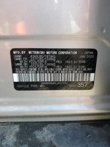 JA4AR3AU6LU027241 - 2020 MITSUBISHI OUTLANDER ES GRAY photo 13