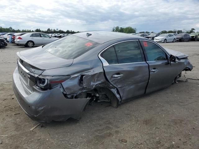 JN1EV7AP6JM360799 - 2018 INFINITI Q50 LUXE GRAY photo 3