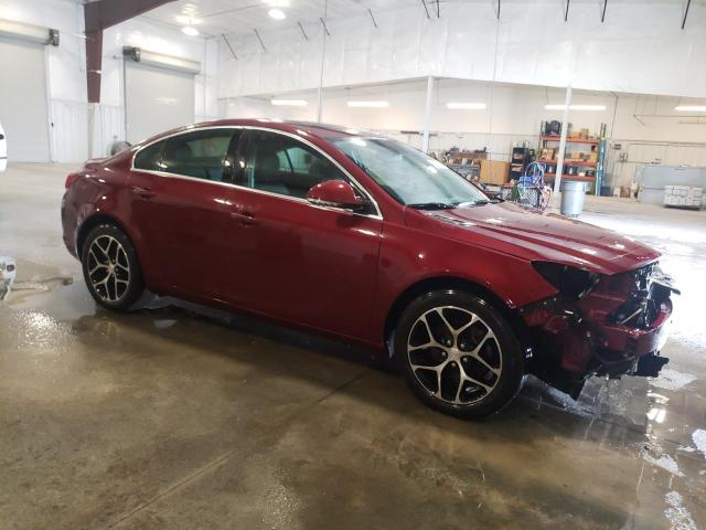 2G4GL5EX8H9152517 - 2017 BUICK REGAL SPORT TOURING MAROON photo 4