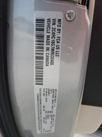 2C4RC1BG7MR532405 - 2021 CHRYSLER PACIFICA TOURING L 银色 照片 13