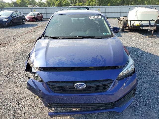 4S3GKAL66N3607007 - 2022 SUBARU IMPREZA SPORT BLUE photo 5