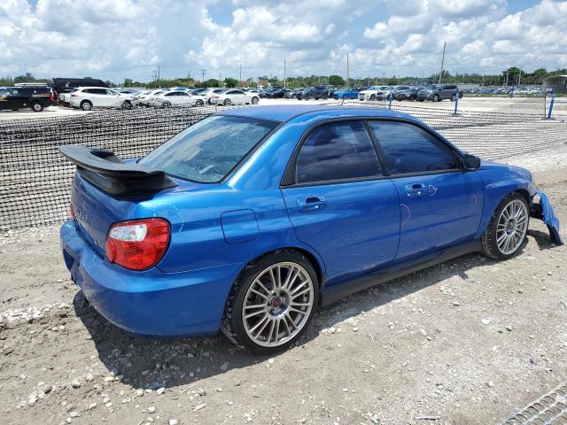 JF1GD29644G506455 - 2004 SUBARU IMPREZA WRX BLUE photo 3