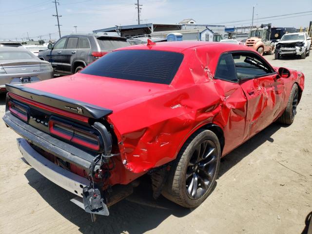 2C3CDZFJ2MH670354 - 2021 DODGE CHALLENGER R/T SCAT PACK RED photo 3