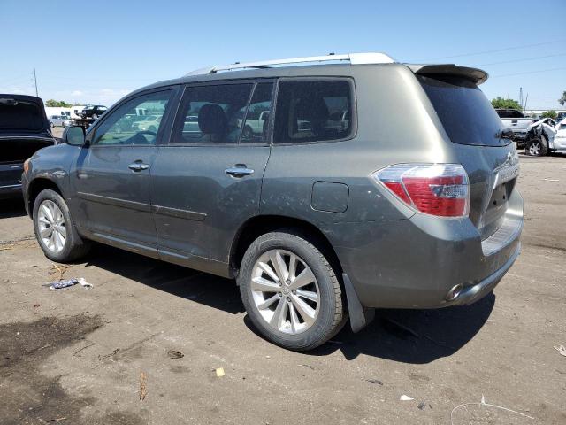 JTEBW3EH4A2046827 - 2010 TOYOTA HIGHLANDER HYBRID GRAY photo 2