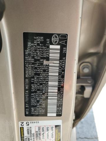 2T1BR32EX6C621754 - 2006 TOYOTA COROLLA CE BEIGE photo 13