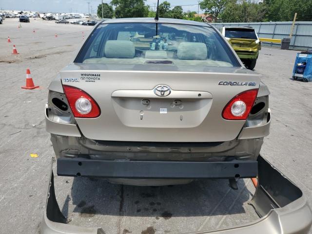 2T1BR32EX6C621754 - 2006 TOYOTA COROLLA CE BEIGE photo 6