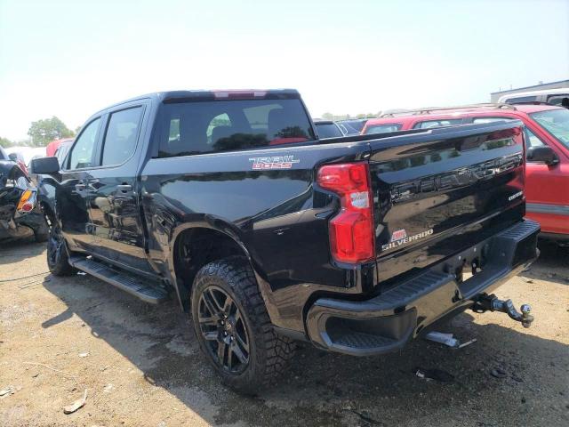 1GCPYCEK3NZ141294 - 2022 CHEVROLET SILVERADO K1500 TRAIL BOSS CUSTOM BLACK photo 2