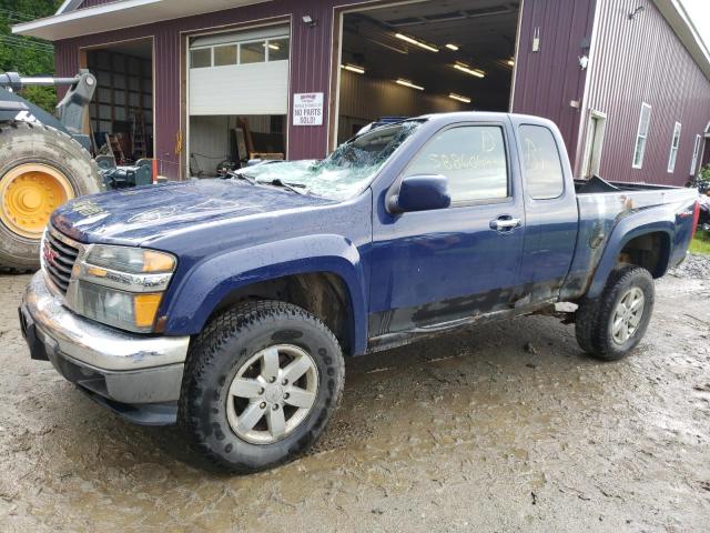 1GTJ6MFE9B8103886 - 2011 GMC CANYON SLE BLUE photo 1