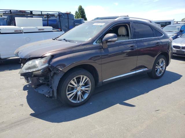 JTJBC1BA6D2439142 - 2013 LEXUS RX 450 MAROON photo 1