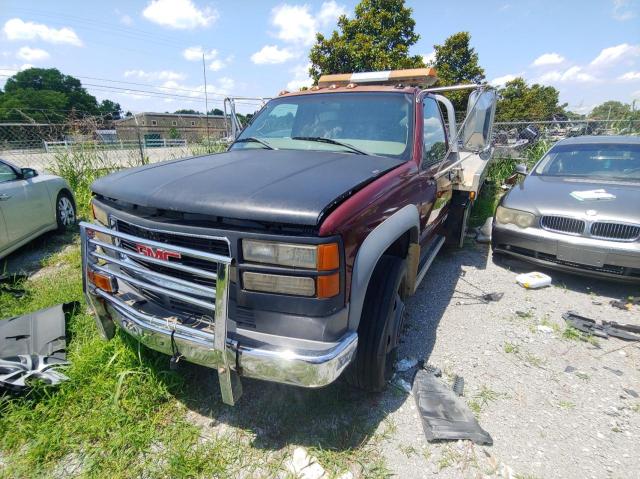 1GDKC34F5YF400950 - 2000 GMC SIERRA C3500 HEAVY DUTY MAROON photo 2