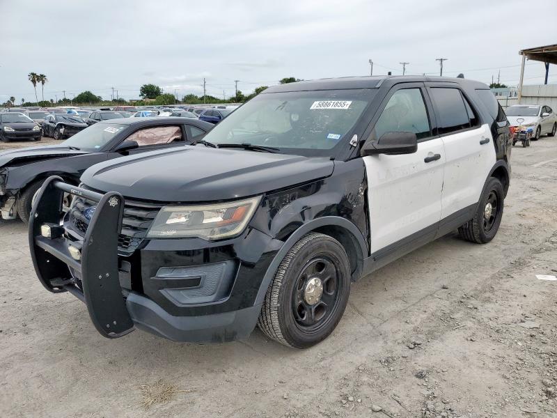1FM5K8ARXHGB15585 - 2017 FORD EXPLORER POLICE INTERCEPTOR BLACK photo 1