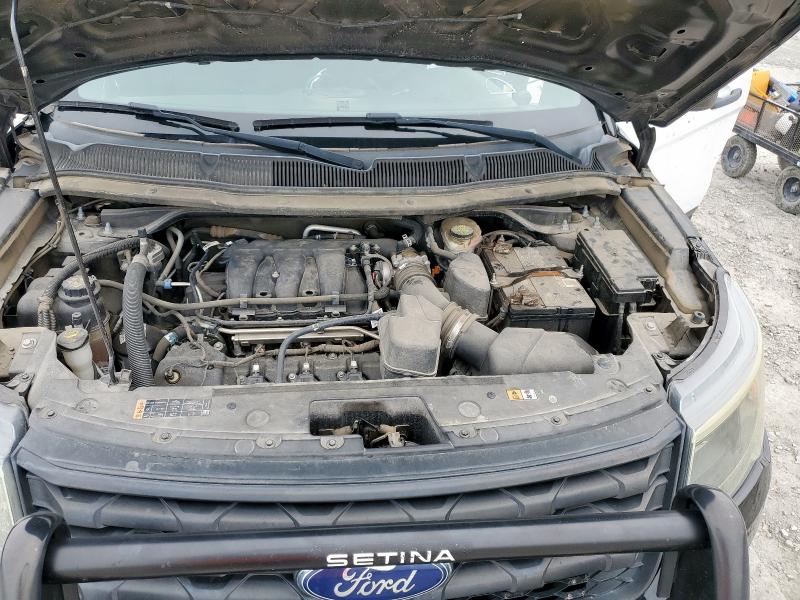 1FM5K8ARXHGB15585 - 2017 FORD EXPLORER POLICE INTERCEPTOR BLACK photo 11