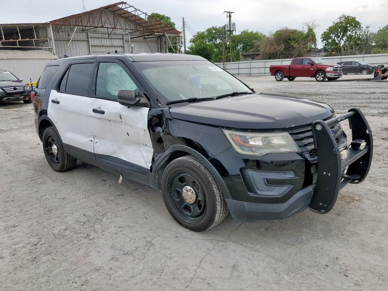1FM5K8ARXHGB15585 - 2017 FORD EXPLORER POLICE INTERCEPTOR BLACK photo 4