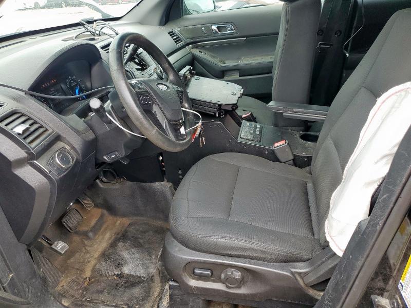 1FM5K8ARXHGB15585 - 2017 FORD EXPLORER POLICE INTERCEPTOR BLACK photo 7