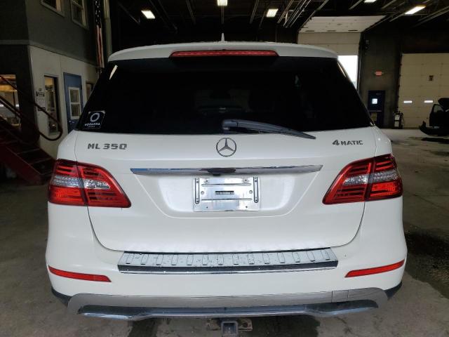 4JGDA5HB1FA480792 - 2015 MERCEDES-BENZ ML 350 4MATIC WHITE photo 6