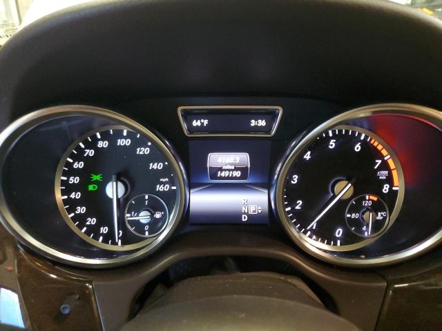 4JGDA5HB1FA480792 - 2015 MERCEDES-BENZ ML 350 4MATIC WHITE photo 9