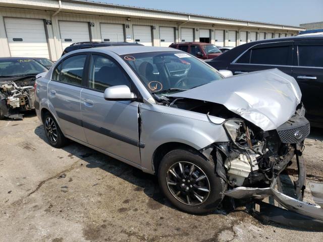 KNADE123076204852 - 2007 KIA RIO BASE SILVER photo 1