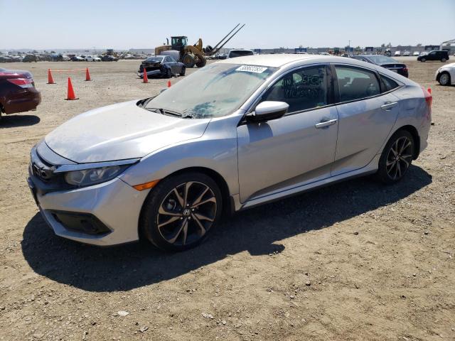 2HGFC2F81LH549038 - 2020 HONDA CIVIC SPORT 银色 照片 1