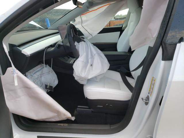 5YJYGDEE7MF245282 - 2021 TESLA MODEL Y WHITE photo 5